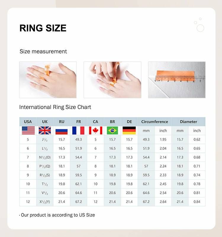 Couple Rings - Women Exquisite Rhinestones Zirconia Rings Set Simple Stainless Steel Men Ring Fashion Jewelry For Lover Gifts_5