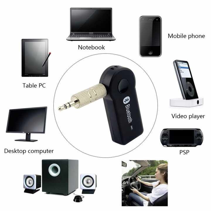 Handy BlueTooth Handsfree Wireless Audio Music Receiver Car Blue Tooth_0