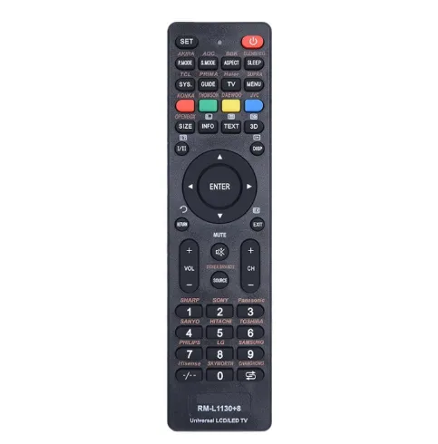 Factory direct sale English version global universal LCD/LED TV universal remote control RM-L1130+8_6