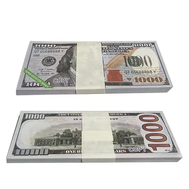 Ancestor Money Joss Paper US Dollar 1000 Dollar Hell Bank Notes Strengthen Connection with Your Ancestor Bring Good Fortune of copy bank note._2