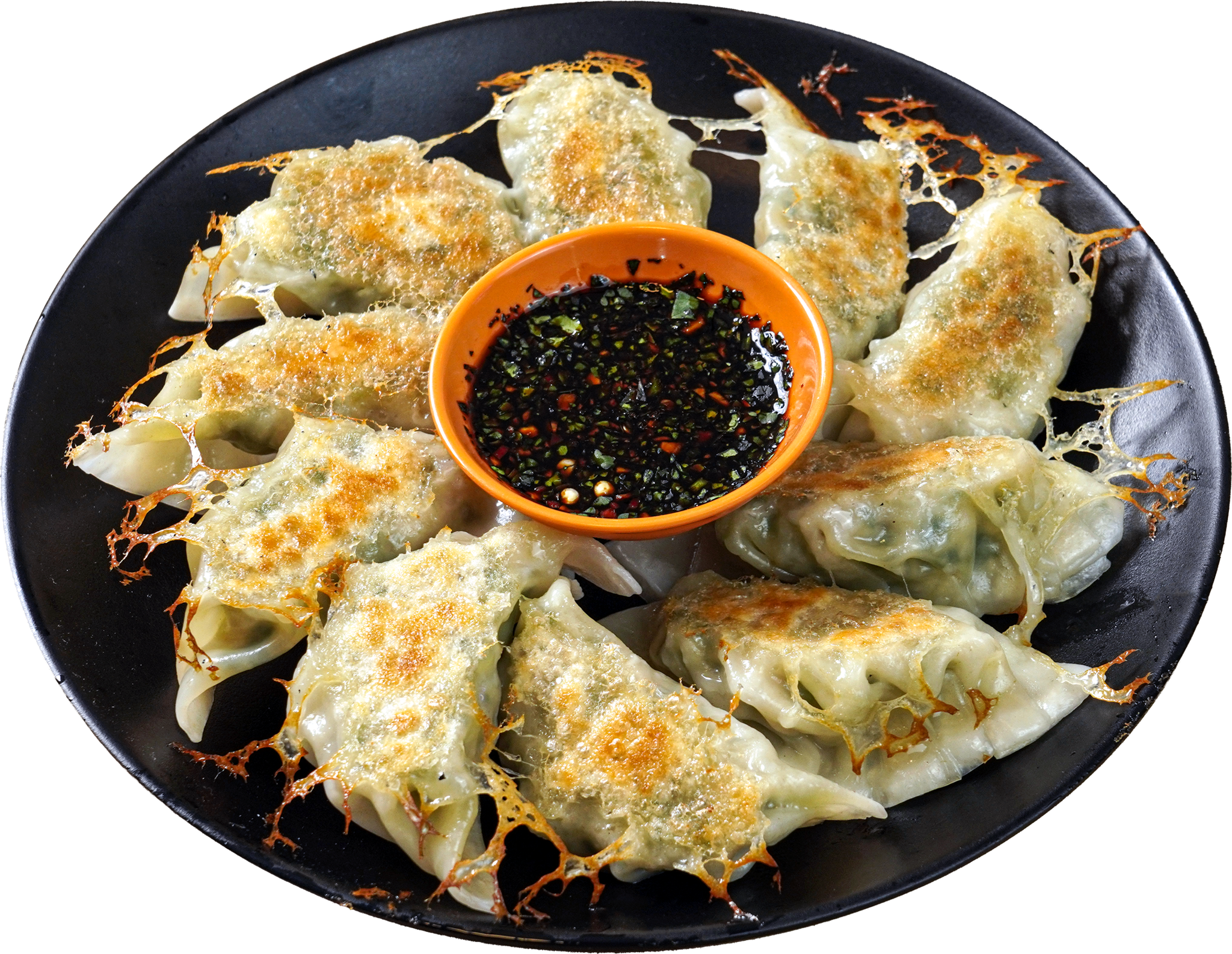 Fried Chives Pork Dumplings 韭菜豬肉鍋貼_0