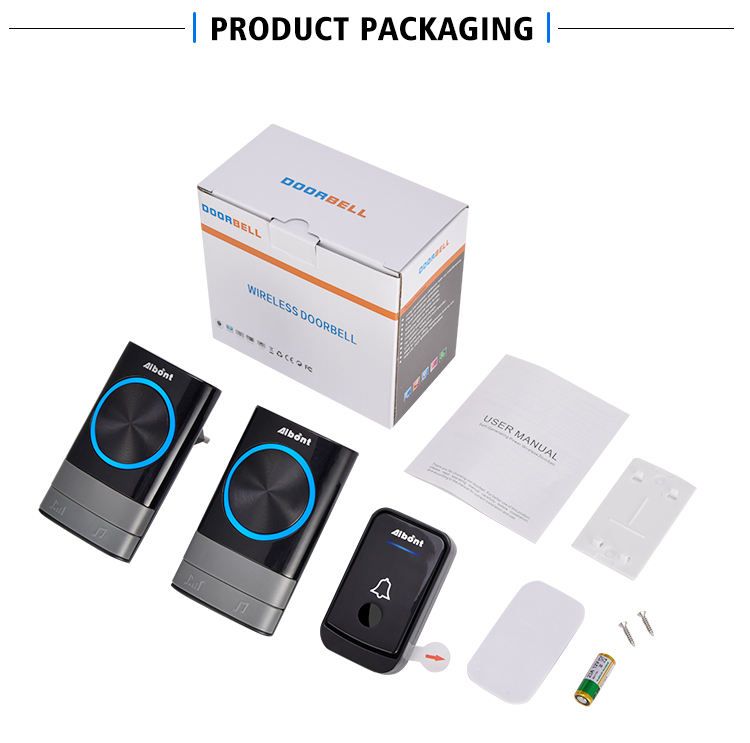 Best Selling Waterproof Door Bell Kit Wireless Doorbell For Home Office Classroom_0