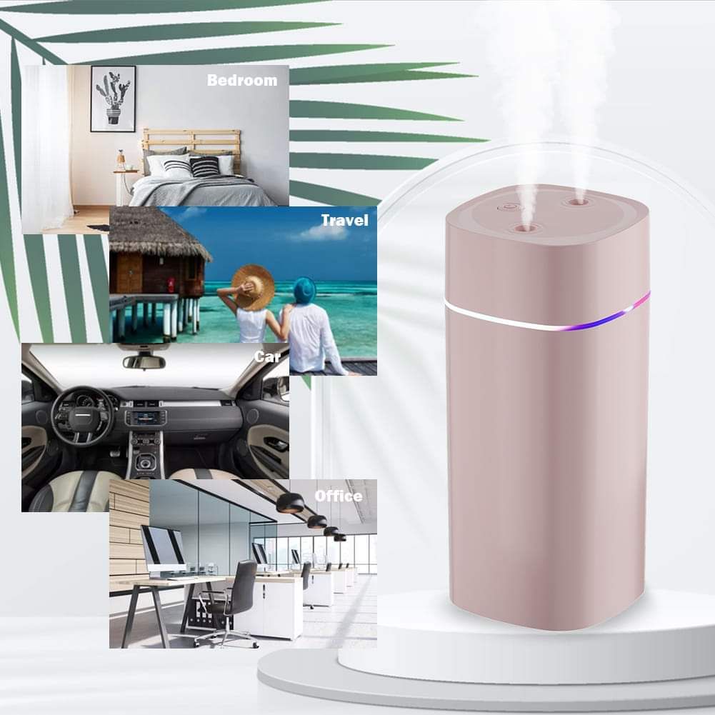 600ml Humidifier Mute Night Light Essential Oil Aroma Diffuser Multipurpose 2 Spray USB Powered Automatic Shutdown for Household._7