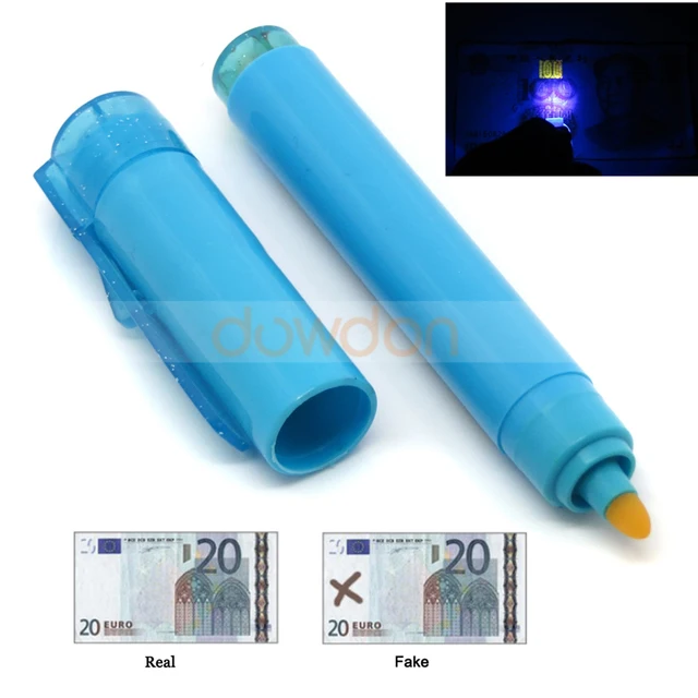 2 IN 1 Detector Pen with UV light Counterfeit Bank Note Tester Pen with colorful pen Money Recognizing 1379 Model_6