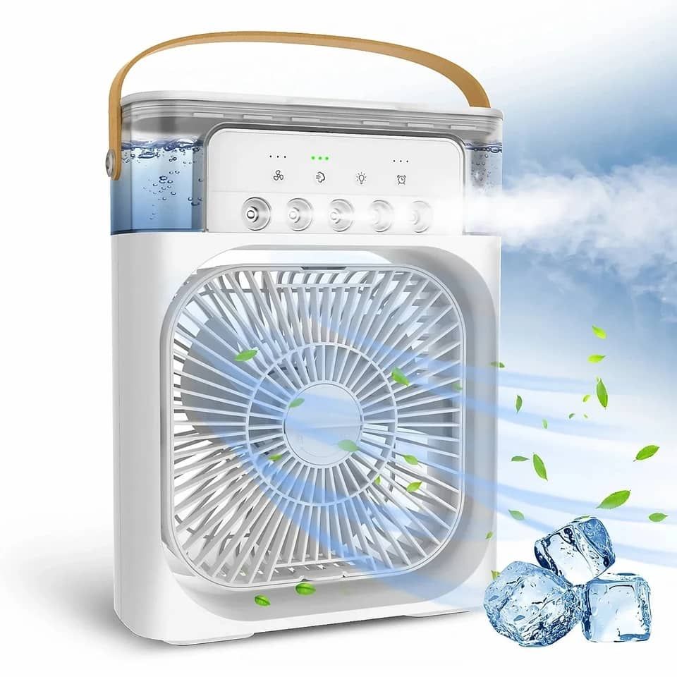 summer hot selling Portable mini water air cooler fan with humidifier_0