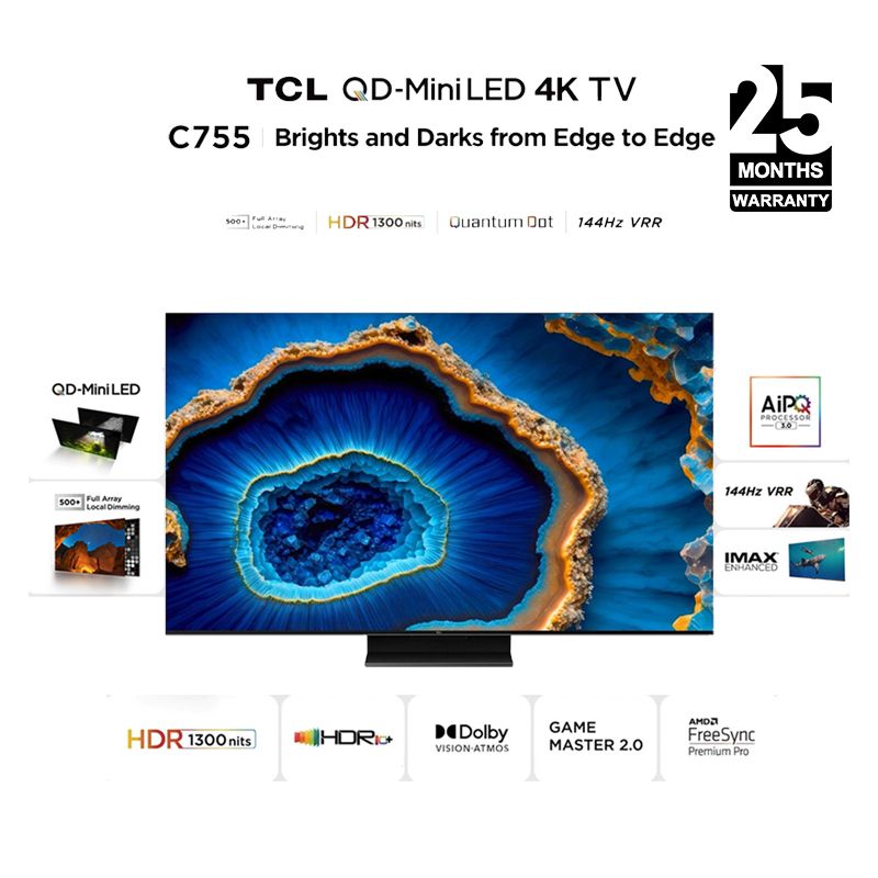 TCL 4K 55" MINI LED GOOGLE TV (MINI-55C755)_0