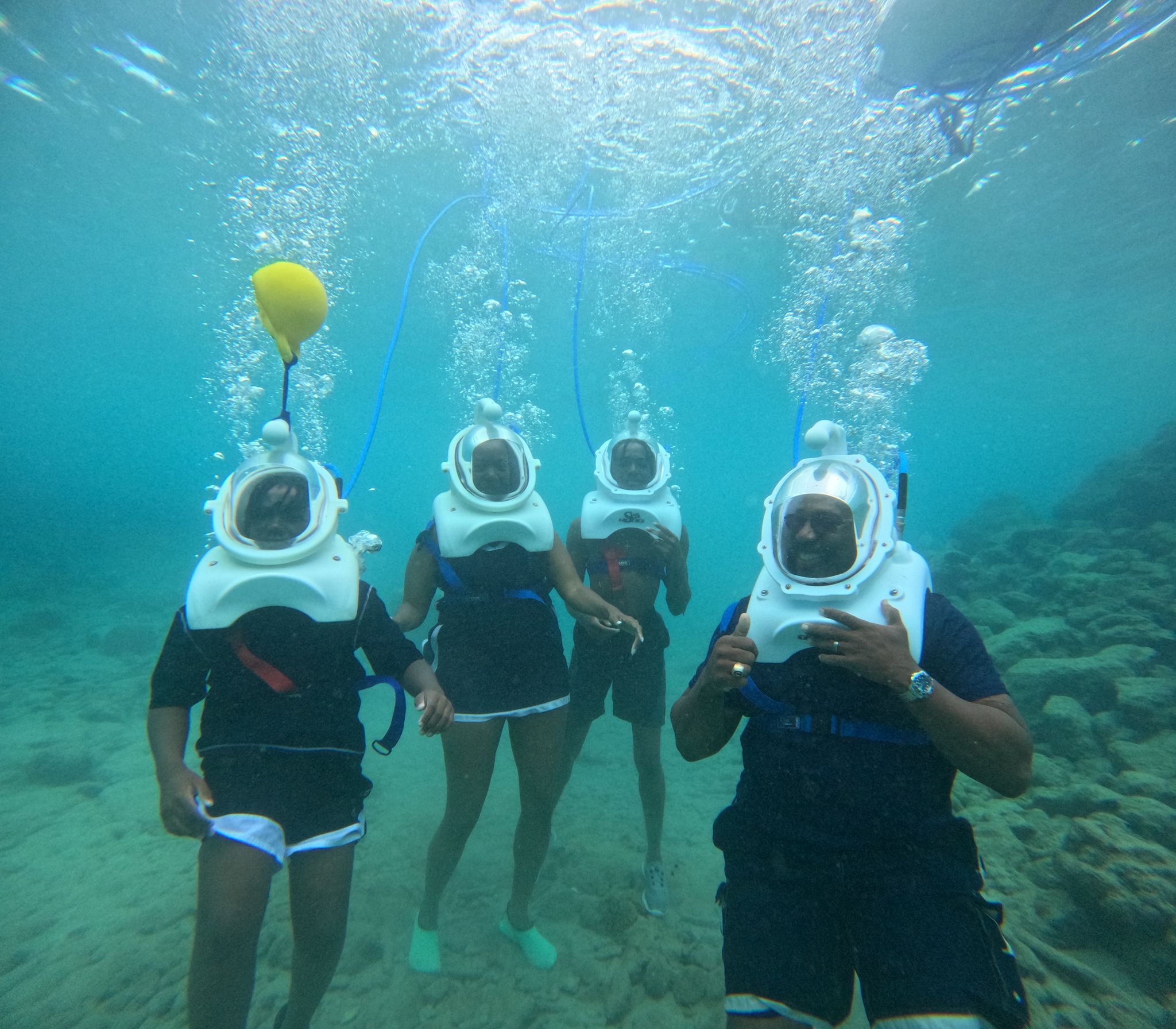 Underwater Walking Tour Sea TREK Curacao _1