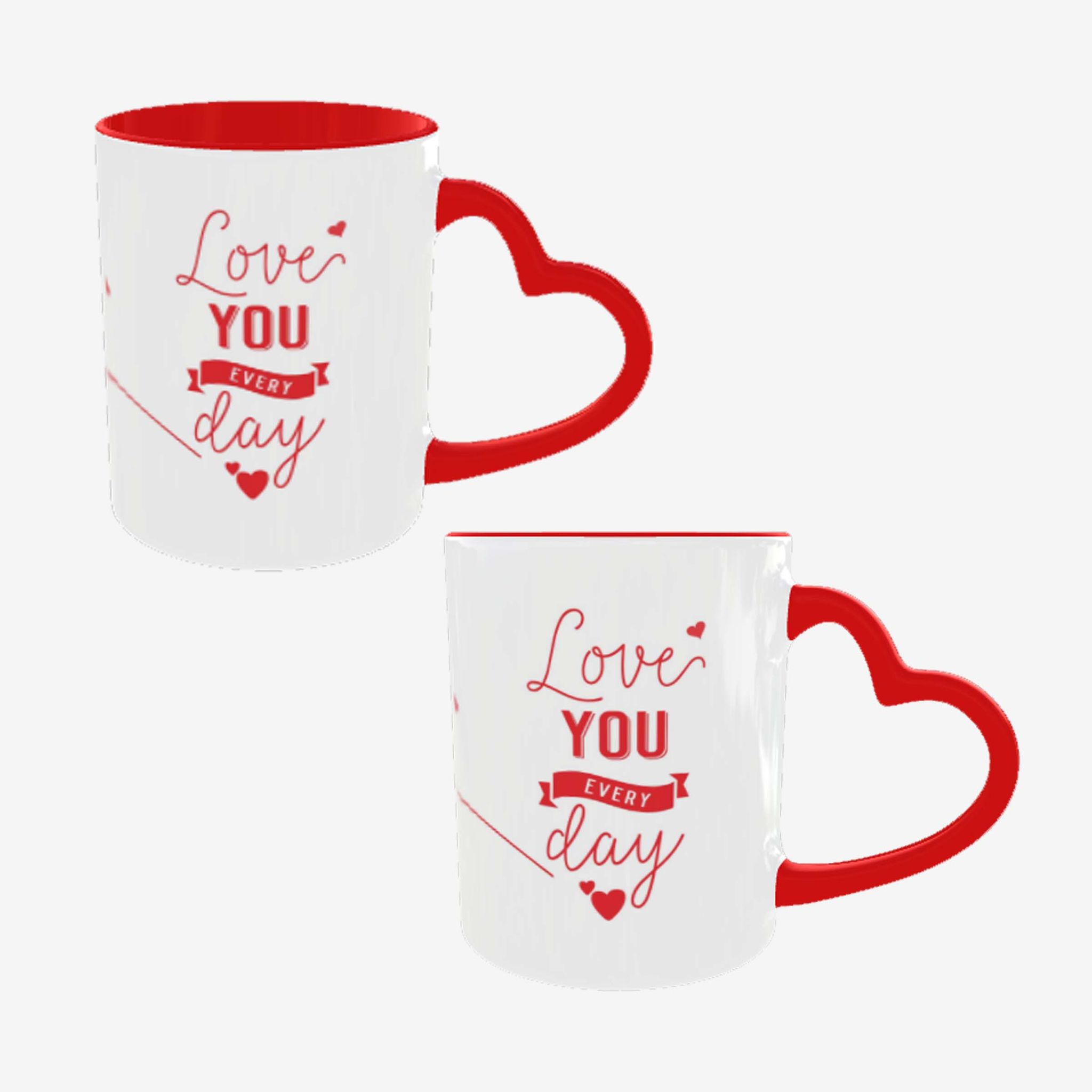 Printed Couple Mug with Heart Handle_1