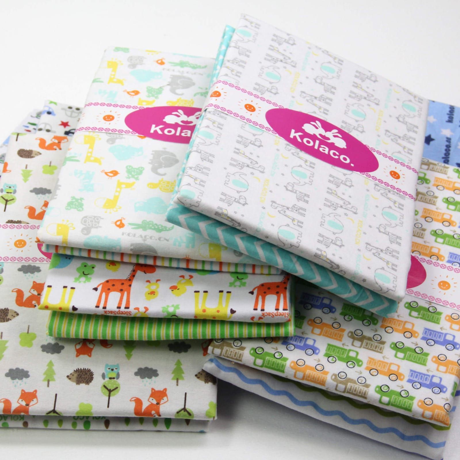 Baby Random Design Cotton Blanket 2Pcs/Pack_0