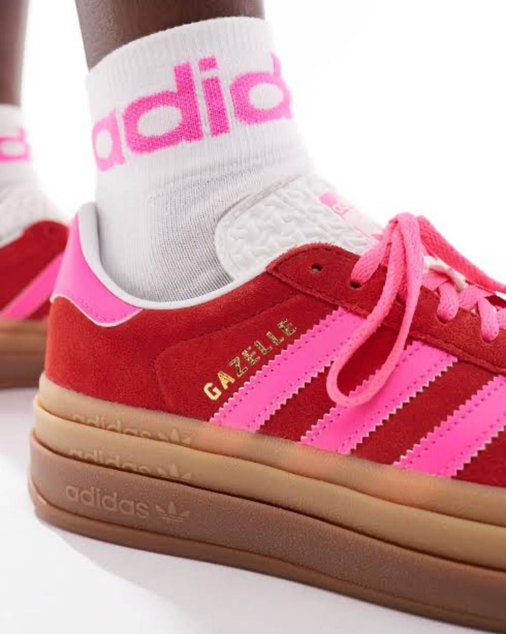 Adidas Gazzelle Bold Red_2