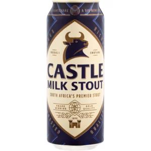 Castle Milk Stout Beer Can 500ml_0