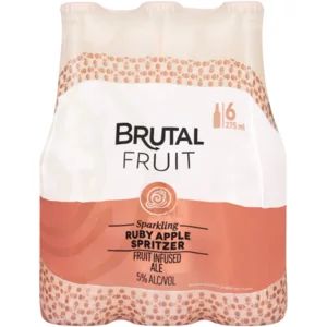 Brutal Fruit Ruby Apple Spritzer Bottles 6 x 275ml_0