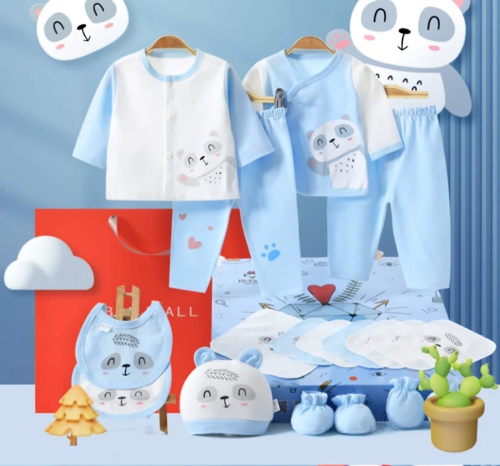 18pcs Baby Sleepwear Gift Package Newborn_4