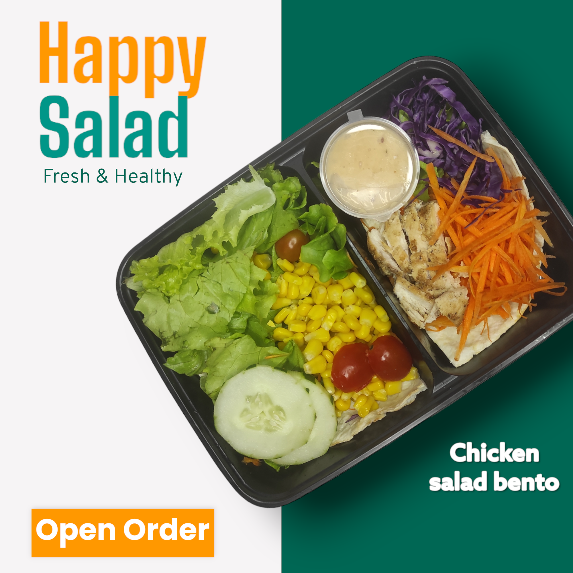 Happy Salad Bento_0