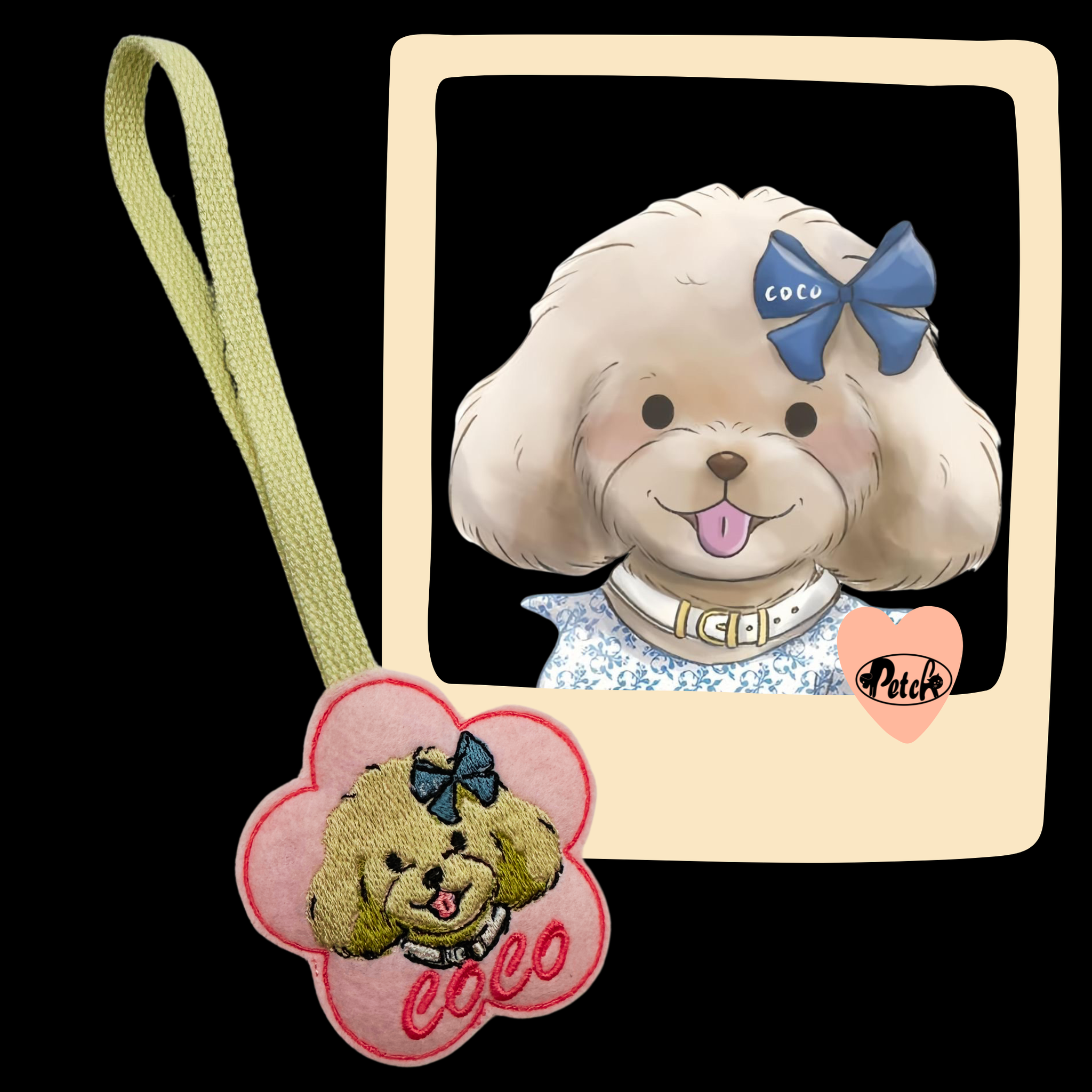 Pet Bag Embroidery Tag_2