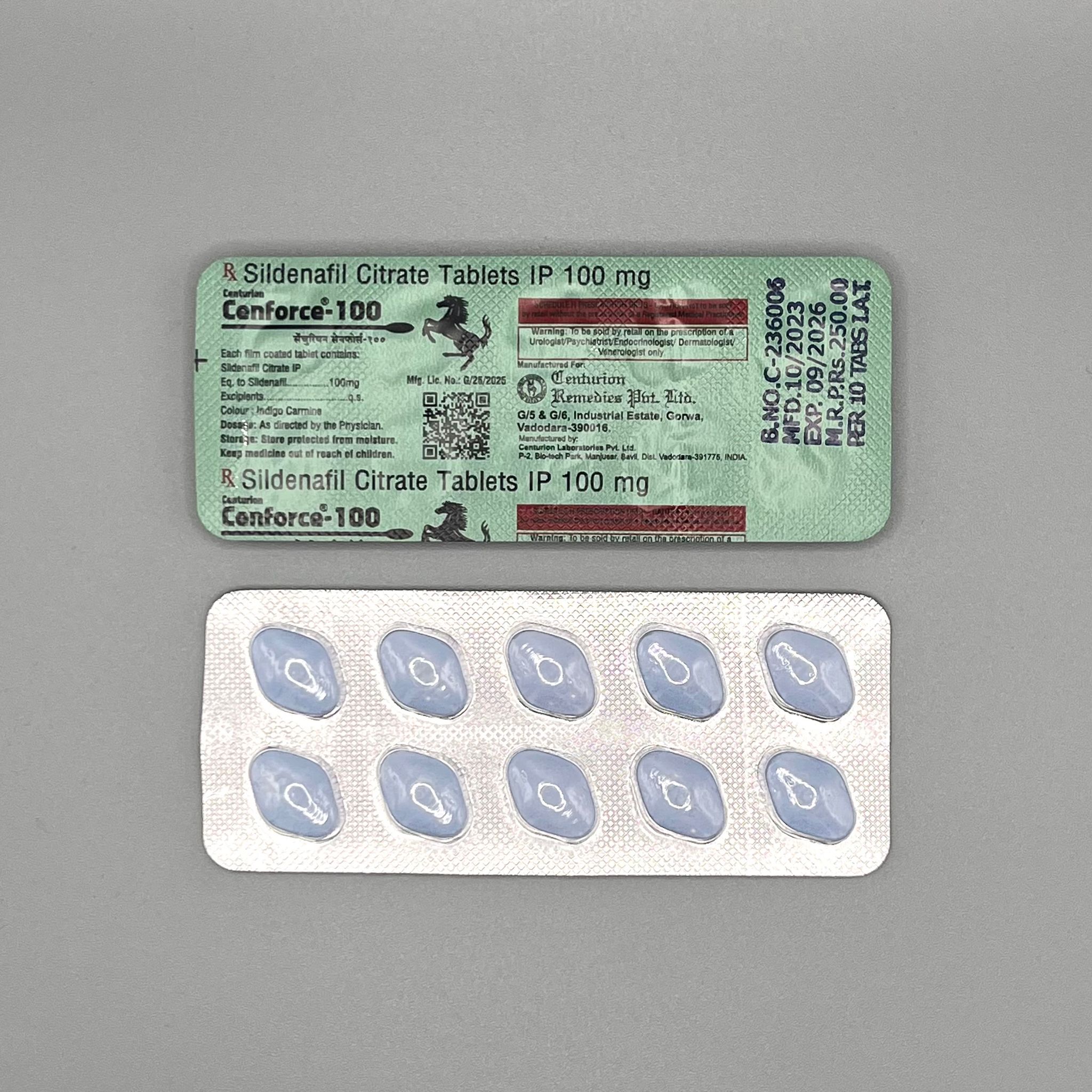 Cenforce Viagra - Sildenafil Citrate 100mg Tabs_0