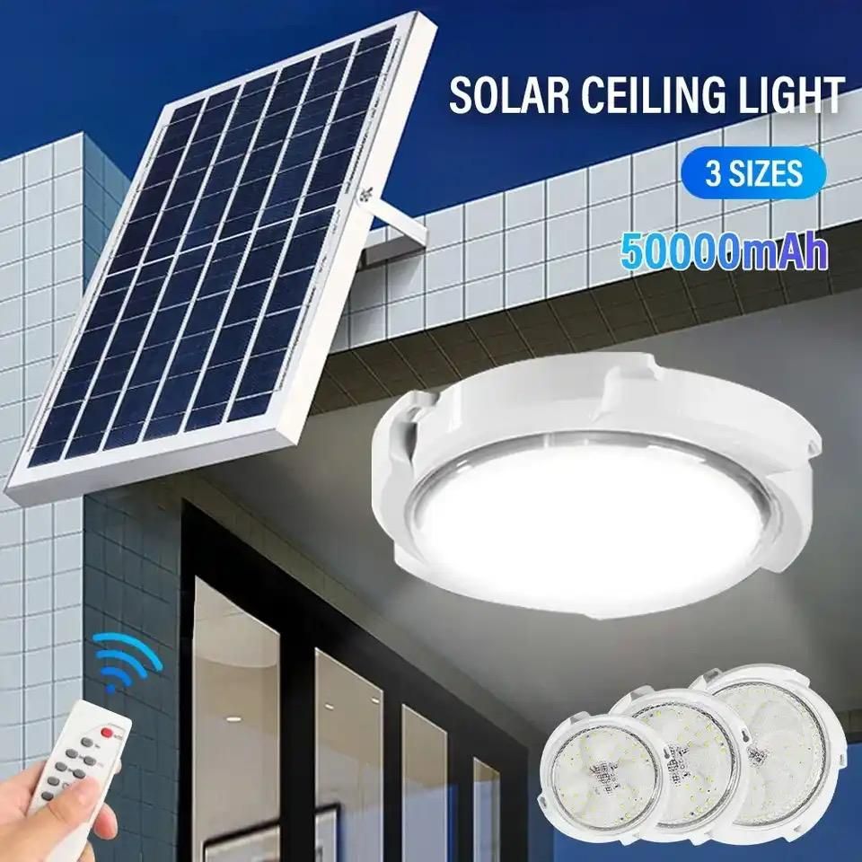 New Indoor LED Solar Lights Outdoor Corridor Intelligent Light Control Solar Ceiling Light._0