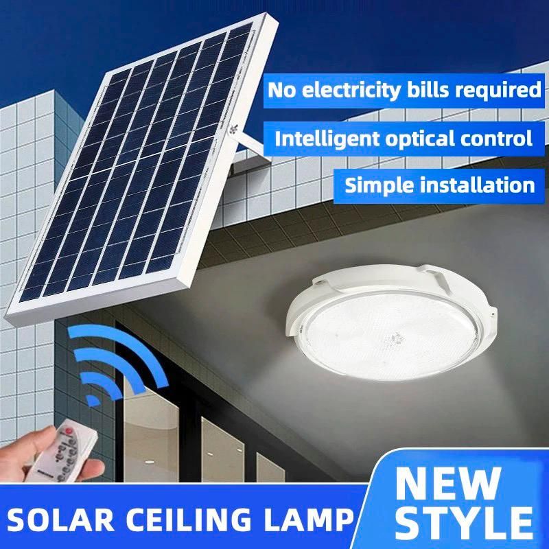 New Indoor LED Solar Lights Outdoor Corridor Intelligent Light Control Solar Ceiling Light._8