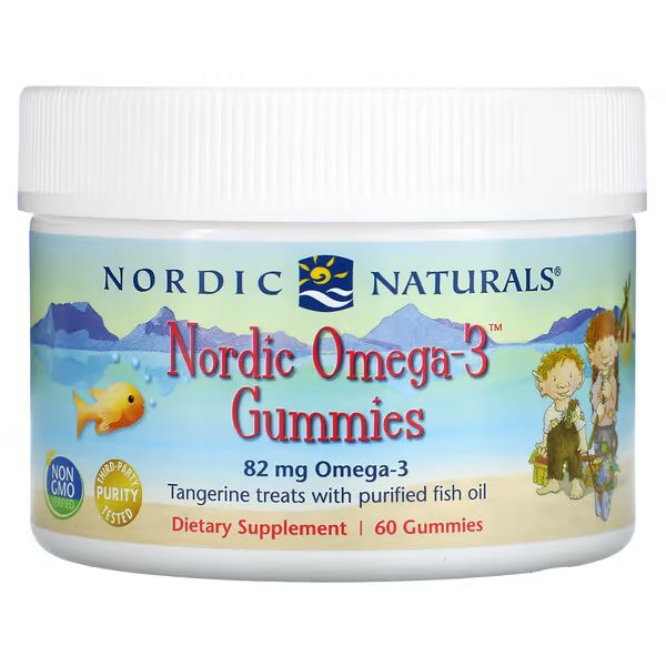 Nordic Omega 3 Gummies 82 mg, Tangerine Flavour_0