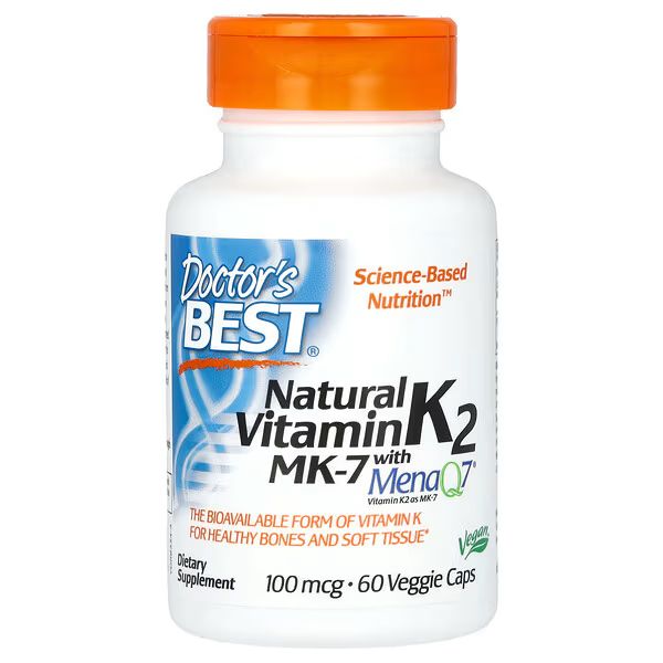 Natural Vitamin K2 MK-7 with MenaQ7, 100 mcg_0