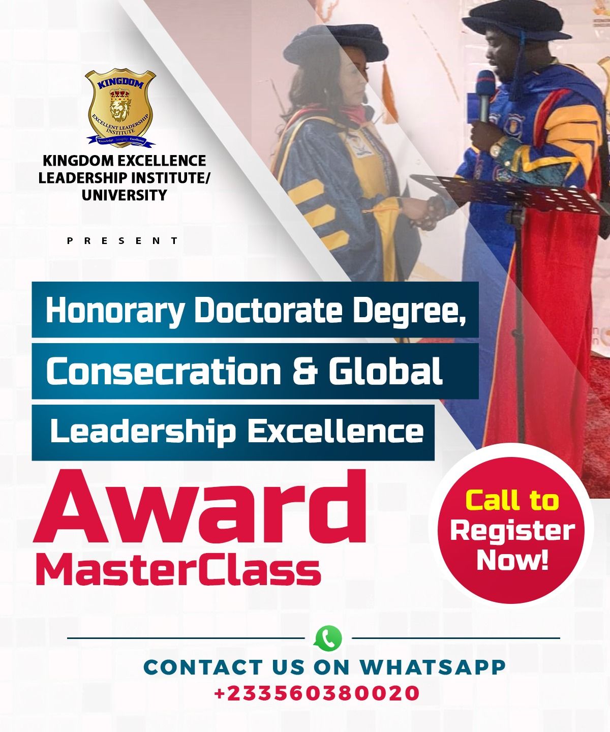 Honorary Doctorate Degree, Consecration and Global Leadership Excellence Awards _0