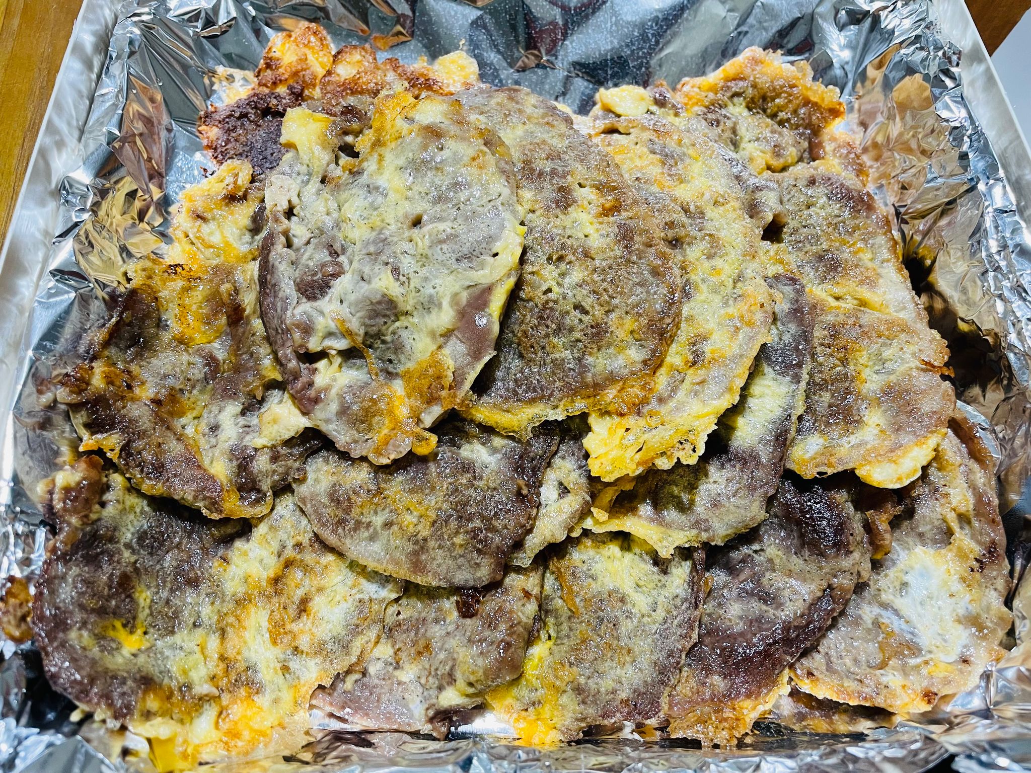 육전 Savoury beef pancakes _0