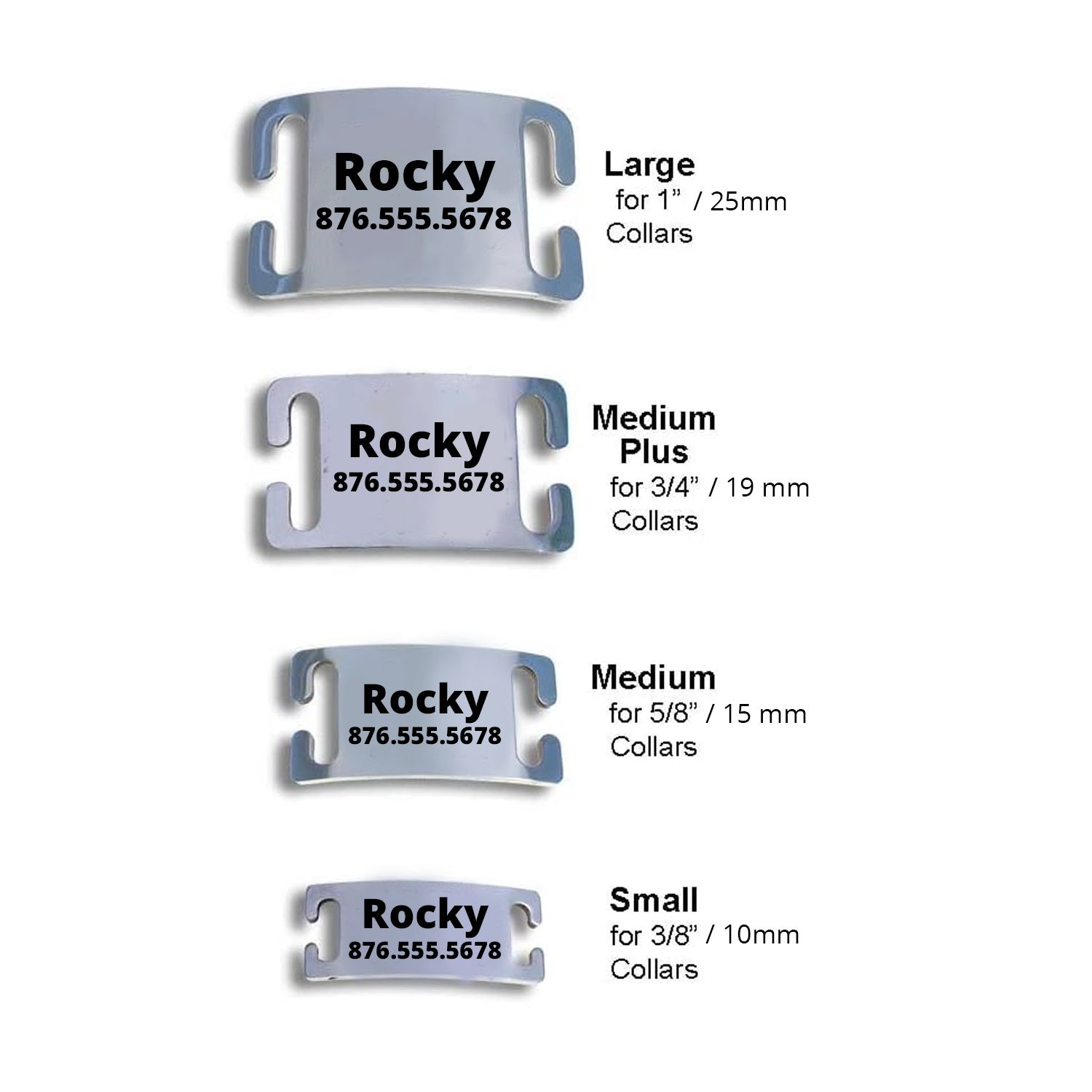 Slide on Pet Tags - Stainless Steel_1