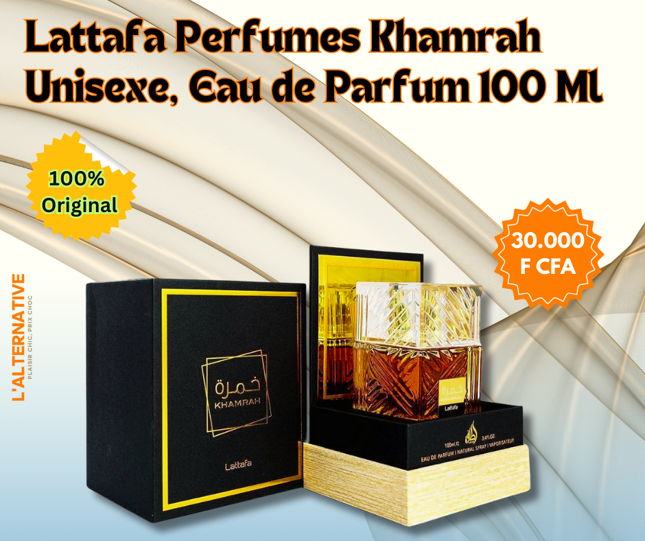 Lattafa KHAMRAH, Unisexe, EDP, 100 ML_1