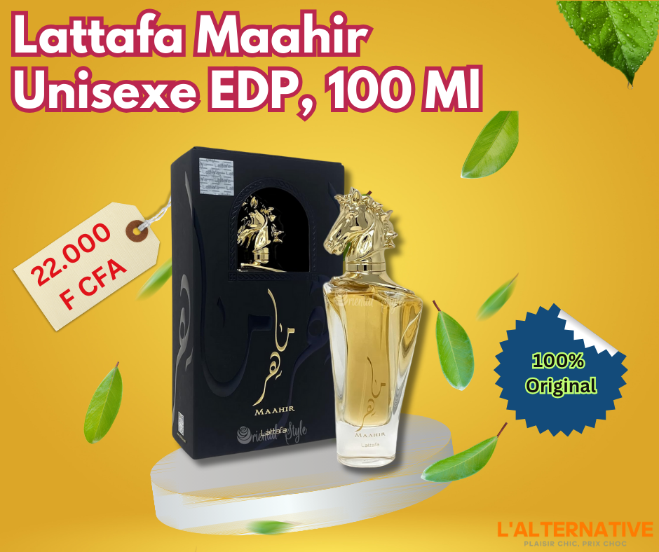 Lattafa MAAHIR, Unisexe, EDP, 100 ML_1