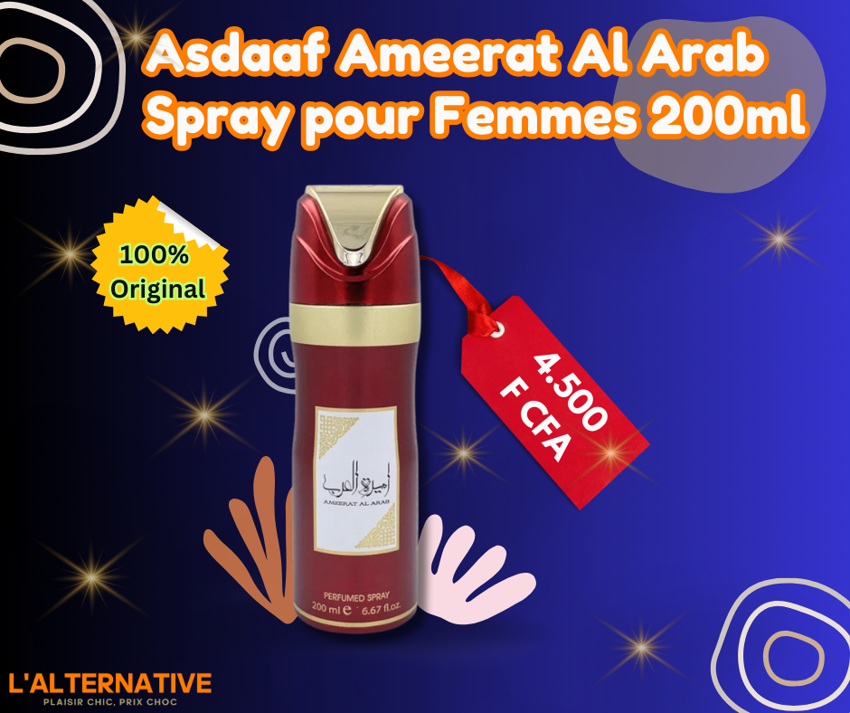 Asdaaf Ameerat Al Arab Spray, Femmes, 200 ml_1