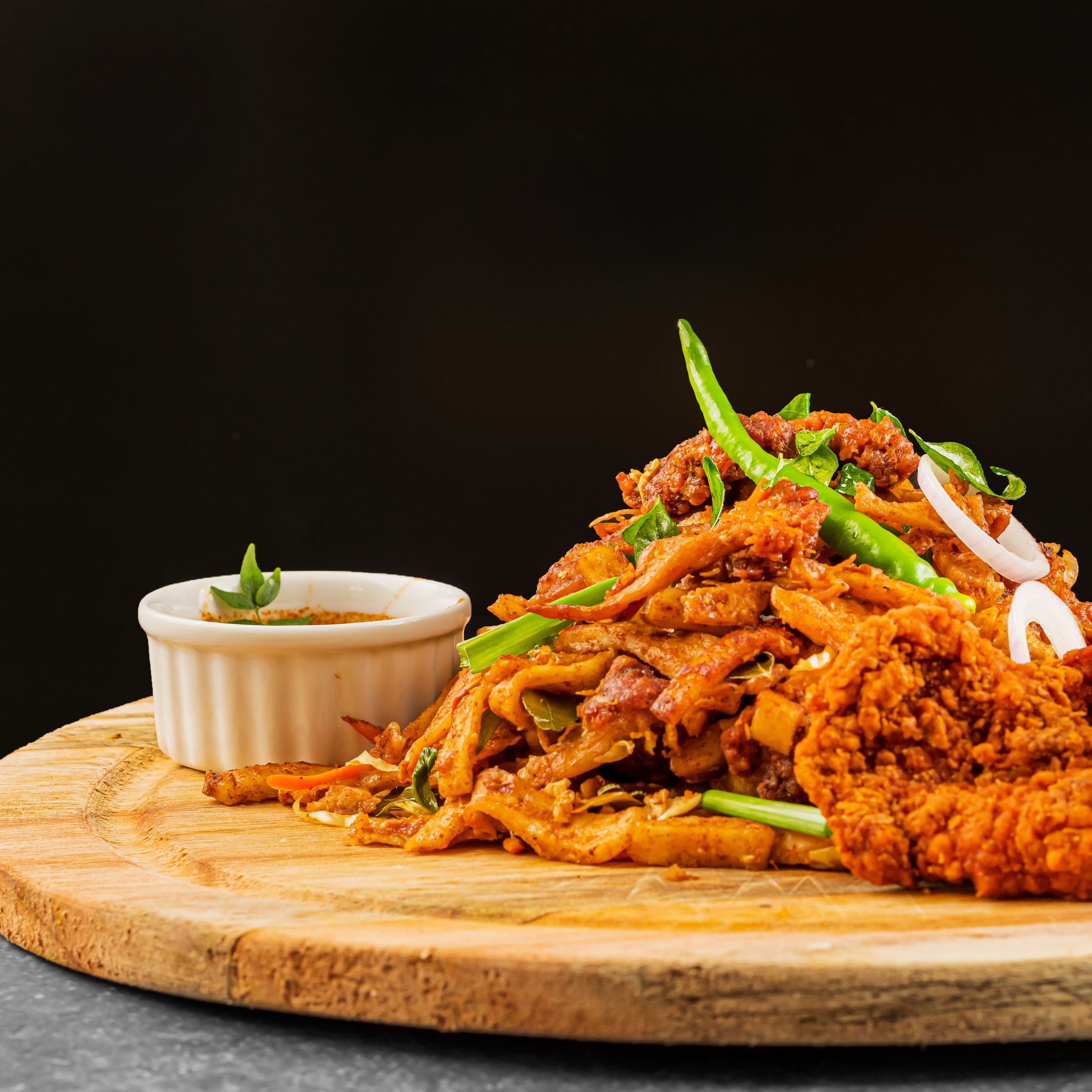 Crispy Chicken Kottu_0