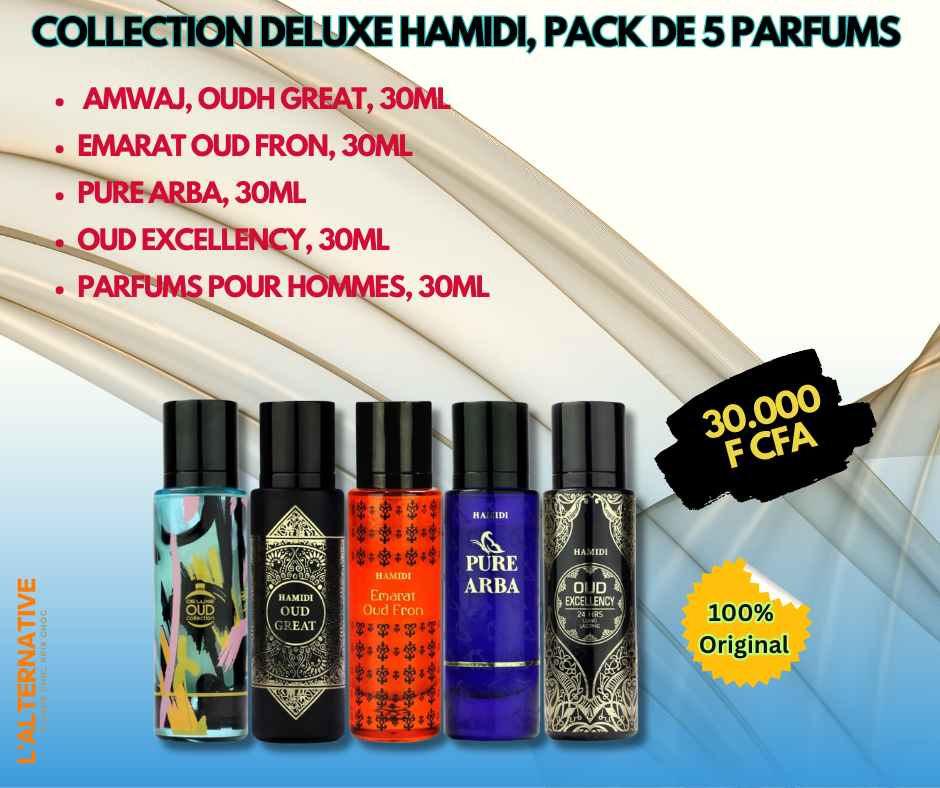 Hamidi COLLECTION DELUXE, Unisexe, EDP, Pack de 5 Parfums _1