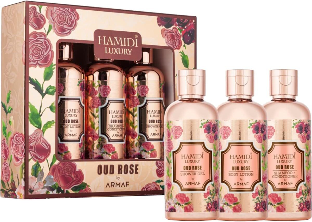 Hamidi LUXURY OUD ROSE, Unisexe, Coffret 3 Pièces _0