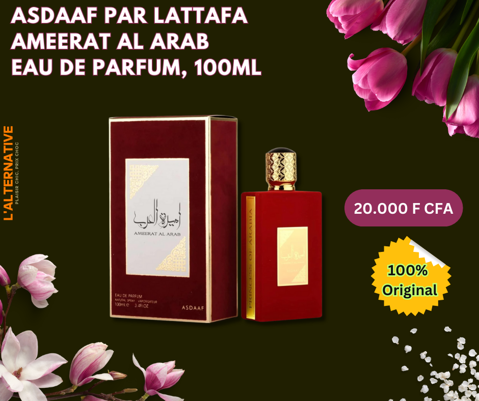 Lattafa Asdaaf Ameerat Al Arab Eau De Parfum, 100 ML_1