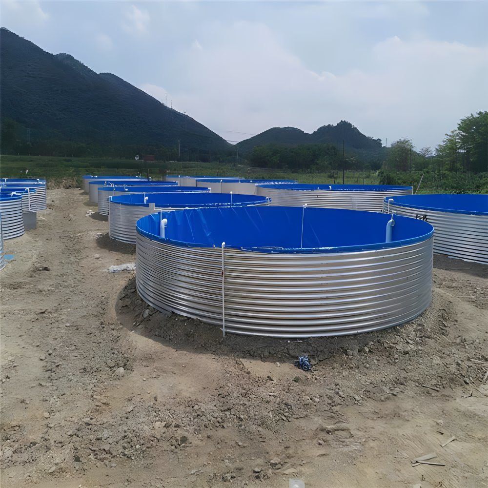 Large Portable Plastic Fish Containers Galvanized Steel Fish Farming Manufacturer_2