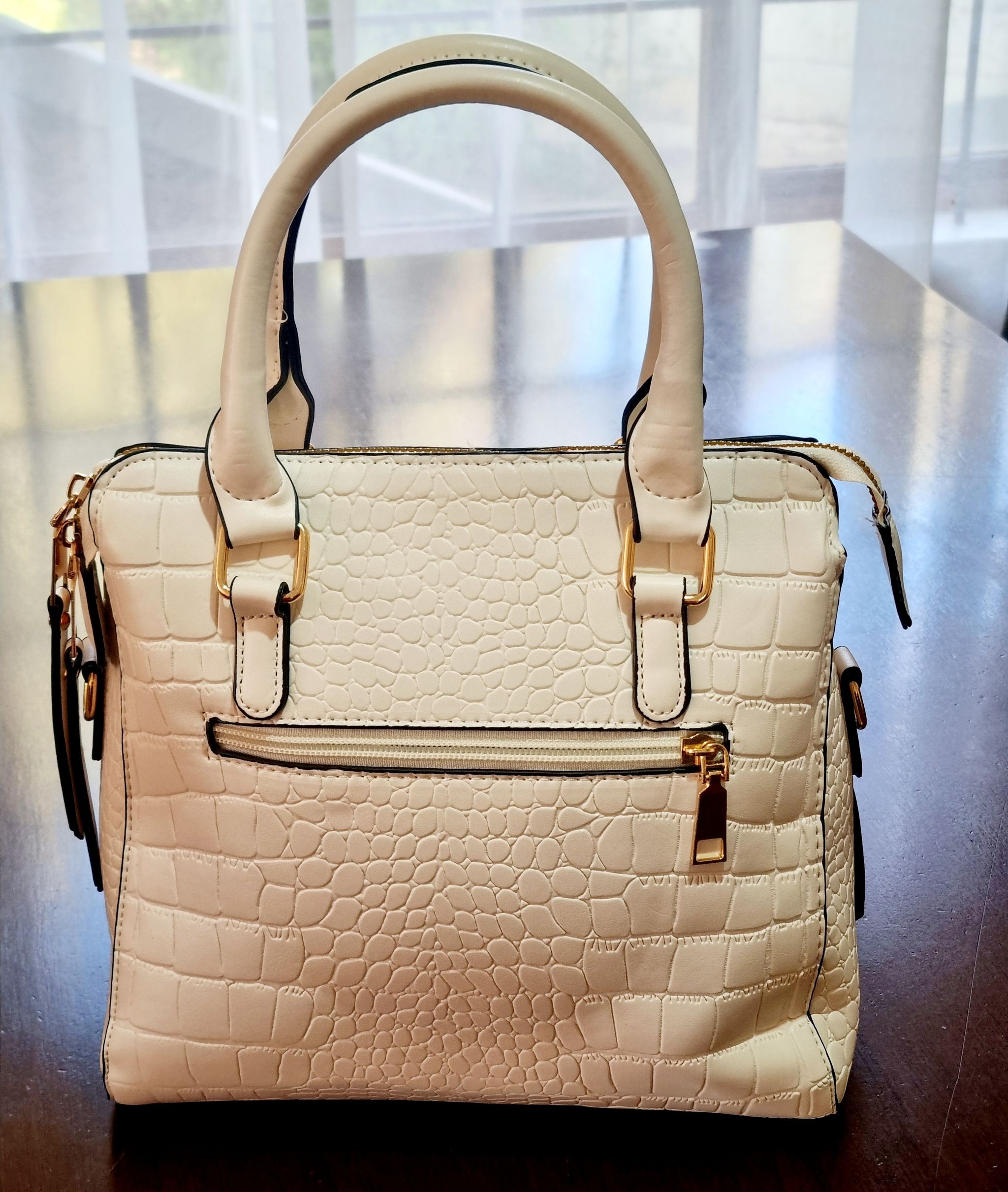 Elegant cream handbag _2