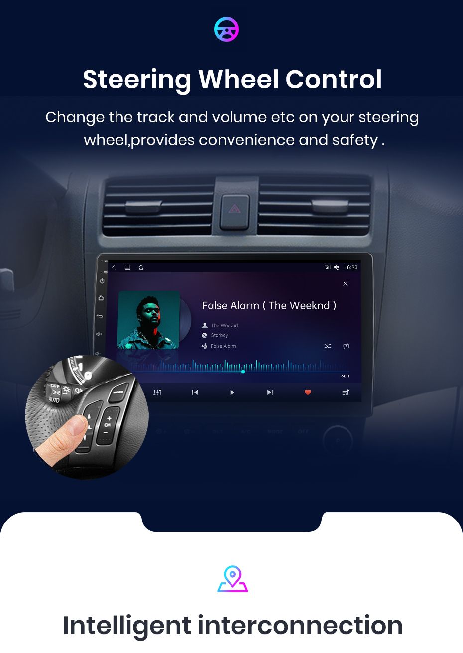 Rádio 10" android HONDA ACCORD 7 de 2/32GB CARPLAY WIFI GPS_9