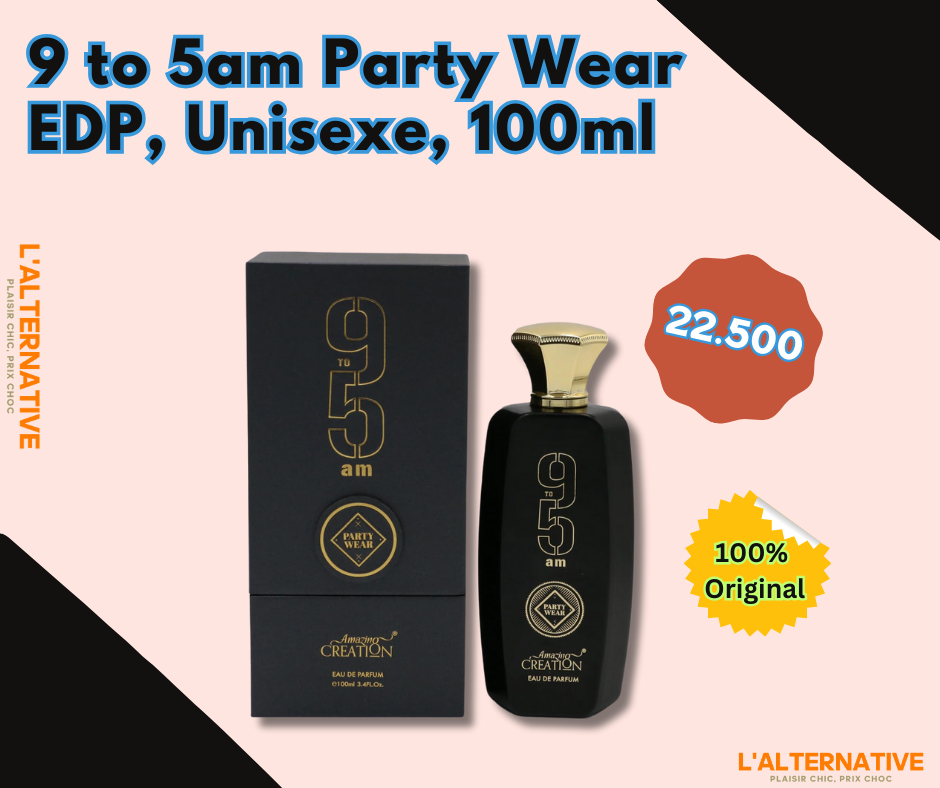 Amazing Creation 9 to 5Am Party Wear, Unisexe, EDP, 100 ML_1