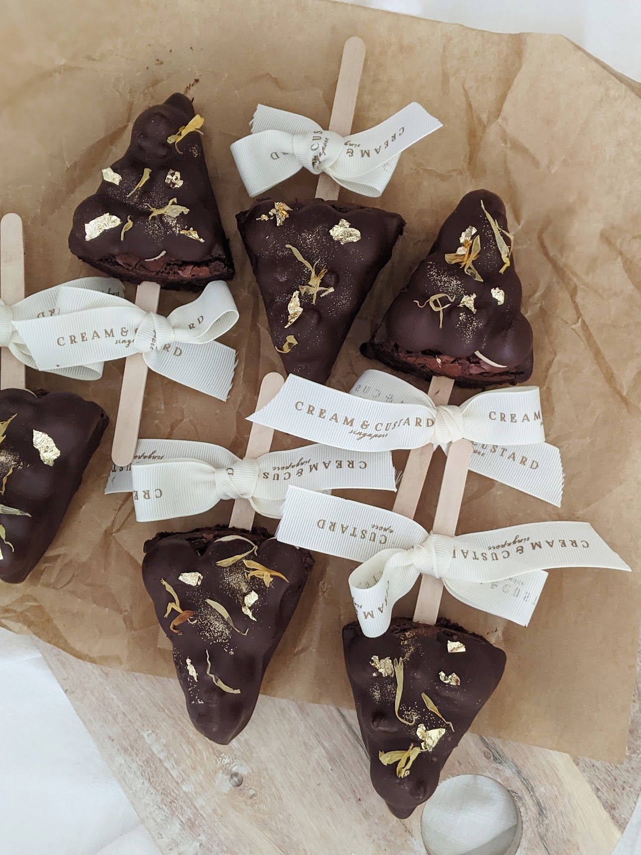 Peanut Butter Brownie Pops (Box of 6) _0