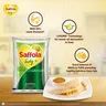 Saffola Tasty Refined Cooking Oil - Blended Rice Bran & Corn Oil, Pro Fitness Conscious, 1 L Pouch_3