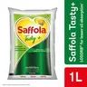 Saffola Tasty Refined Cooking Oil - Blended Rice Bran & Corn Oil, Pro Fitness Conscious, 1 L Pouch_0