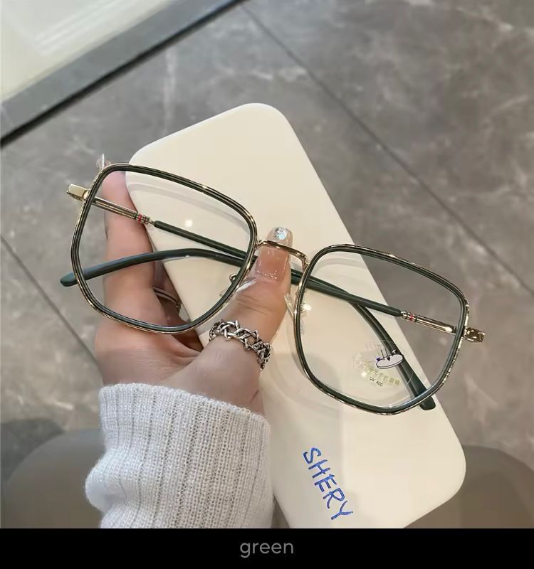 Transparent Computer Glasses Frame Women Men Anti Blue Light polygon Eyewear Blocking Glasses Optical Spectacle Eyeglass_1