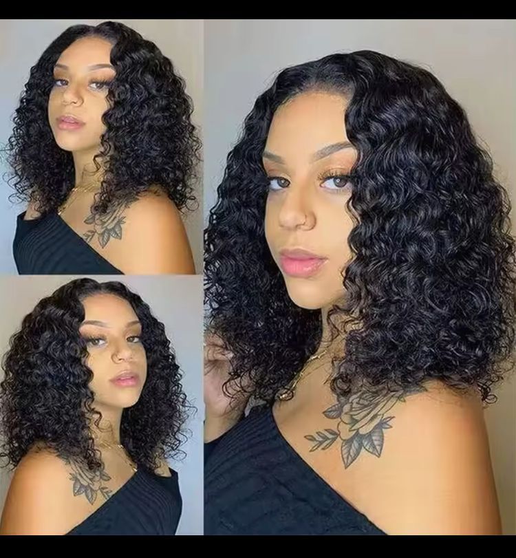 Wear and Go Glueless Water Wave Wig 6*4 HD Transparent Lace , Pre Plucked_0