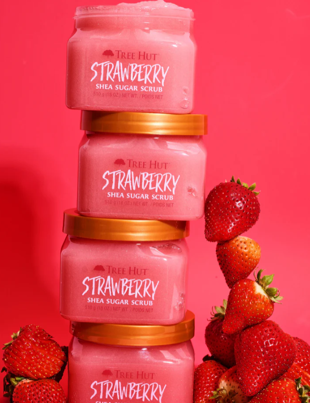 Strawberry Shea Body Sugar Scrub_0