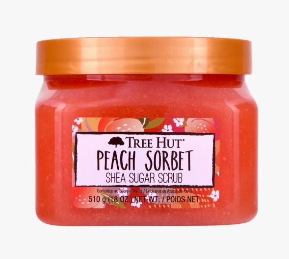 Peach Sorbet Shea Body Sugar Scrub_1