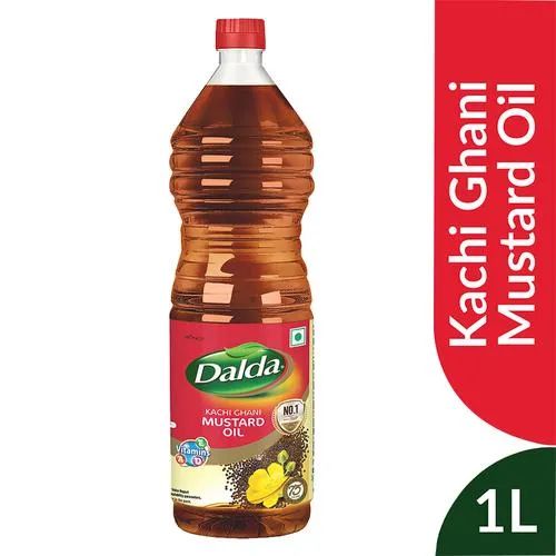 Dalda Kachi Ghani Mustard Oil, 1 L Bottle_1