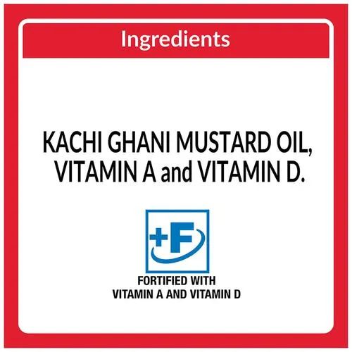Dalda Kachi Ghani Mustard Oil, 1 L Bottle_3