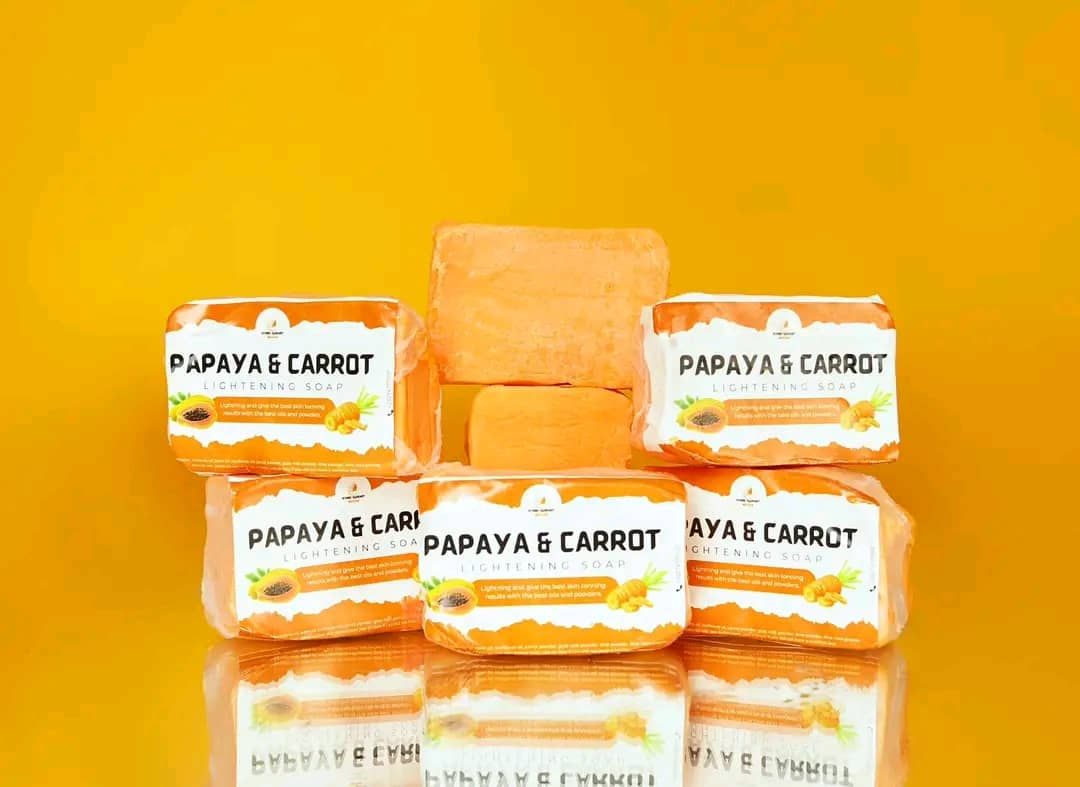 Papaya and Carrot Whitening Soap_0