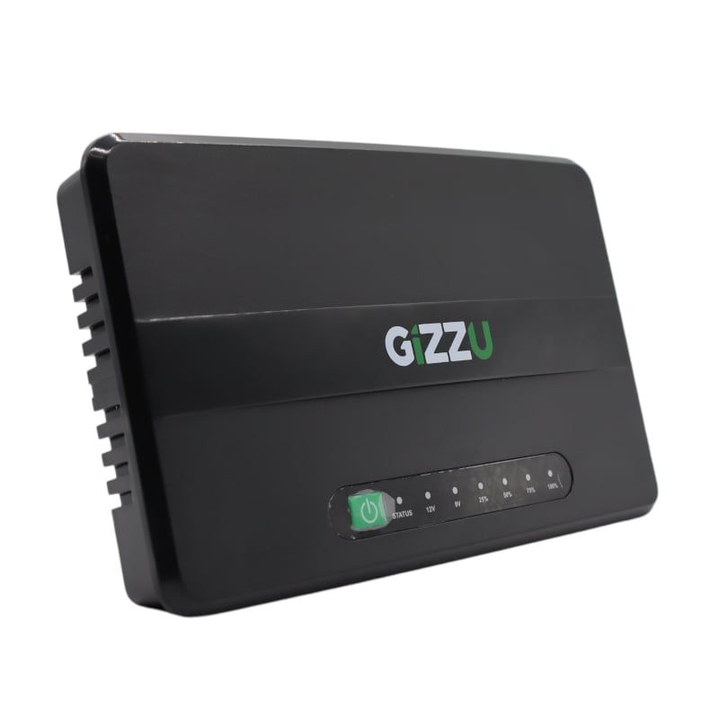 GIZZU 30W 32Wh 8800mAh Mini DC UPS Lithium – Black_0