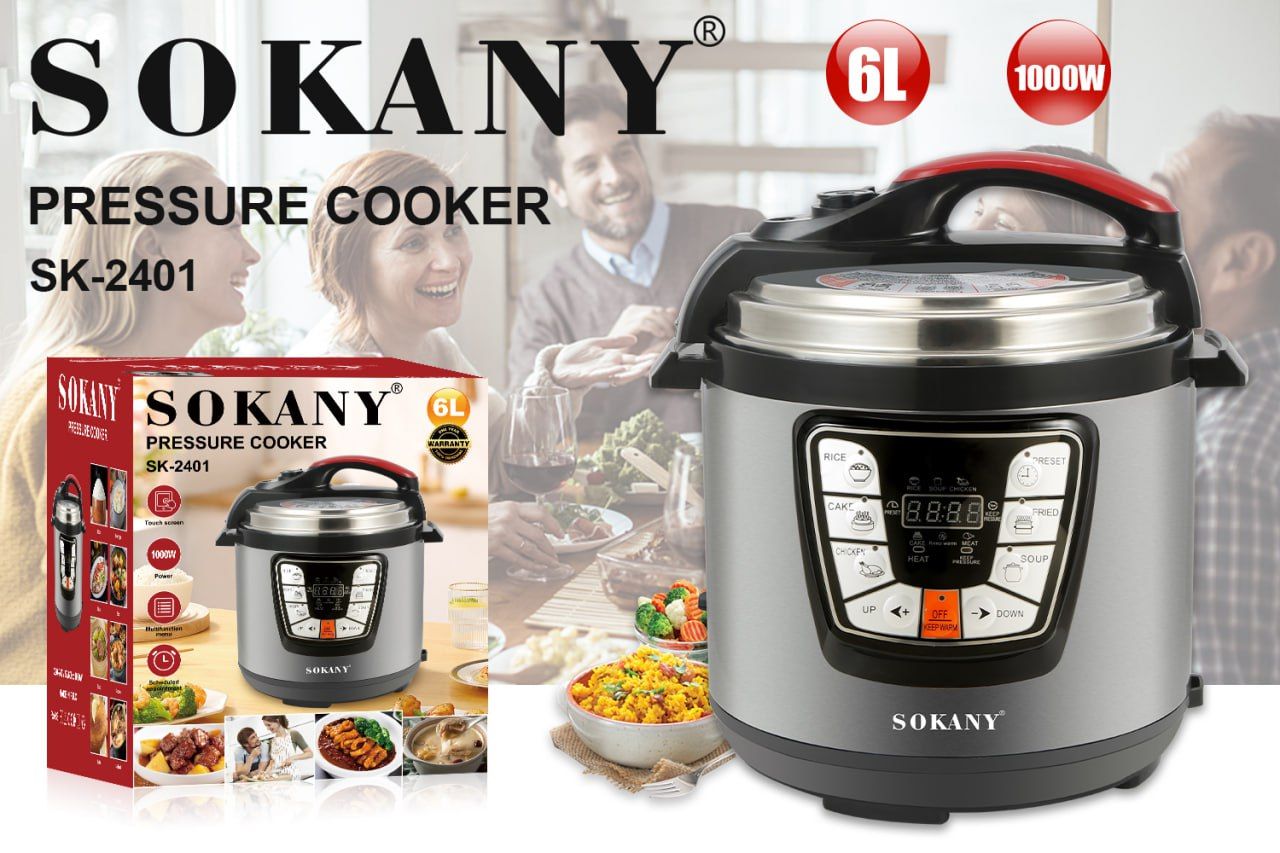 Electric Pressure Cooker 6L 1000W_0